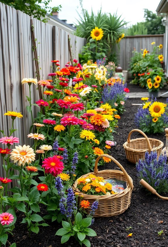 abundant blooms for arrangements