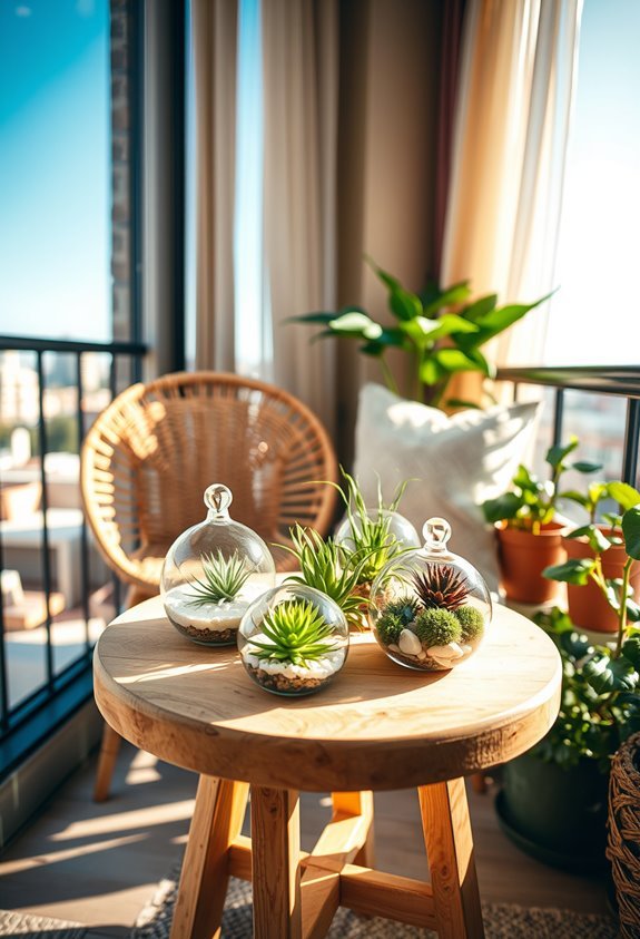 air plants in terrariums