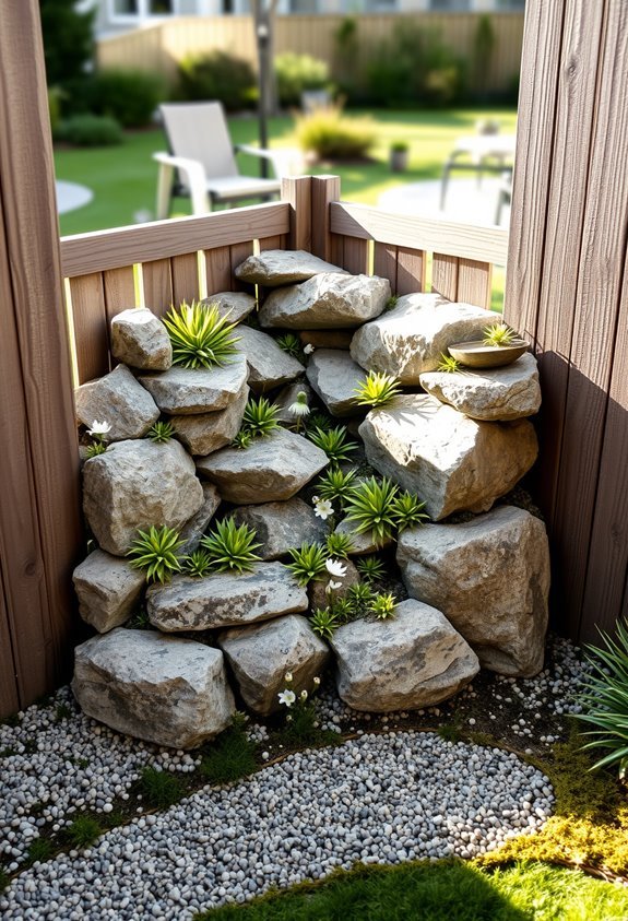 alpine landscape corner garden