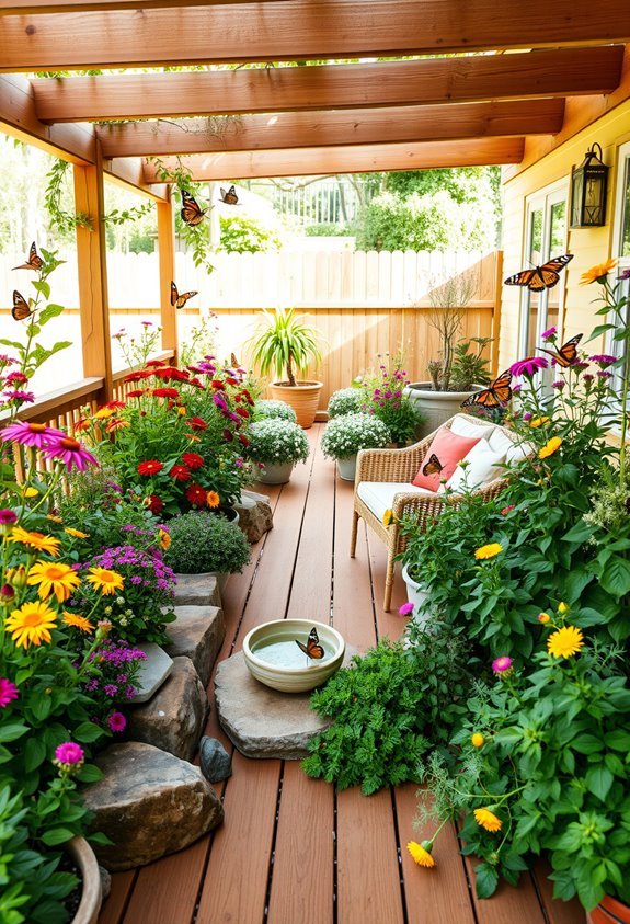 attract butterflies with plants