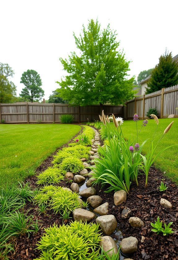 bioswale filtration system installation