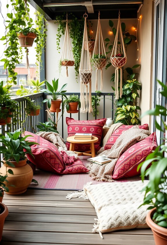 bohemian outdoor reading retreat