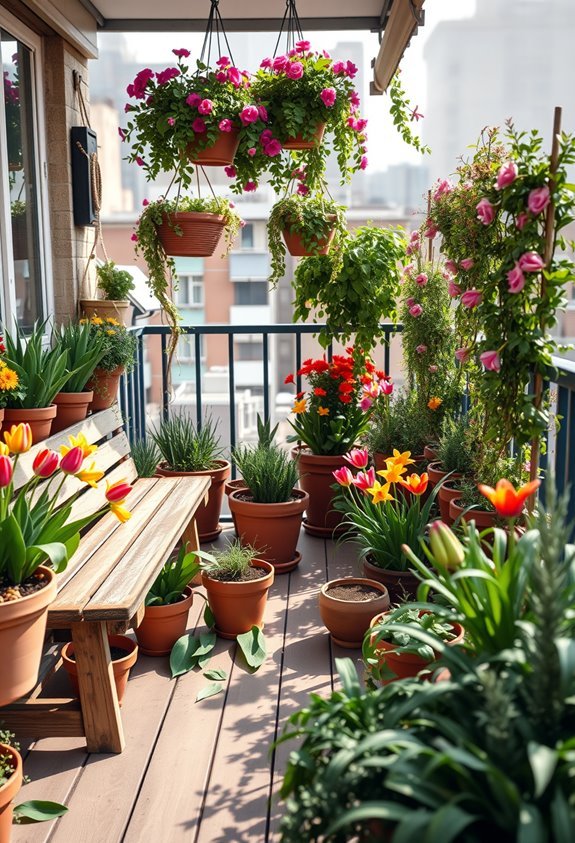 botanical balcony garden paradise