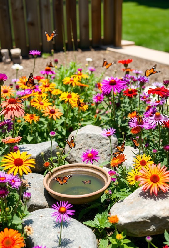 butterfly friendly native garden
