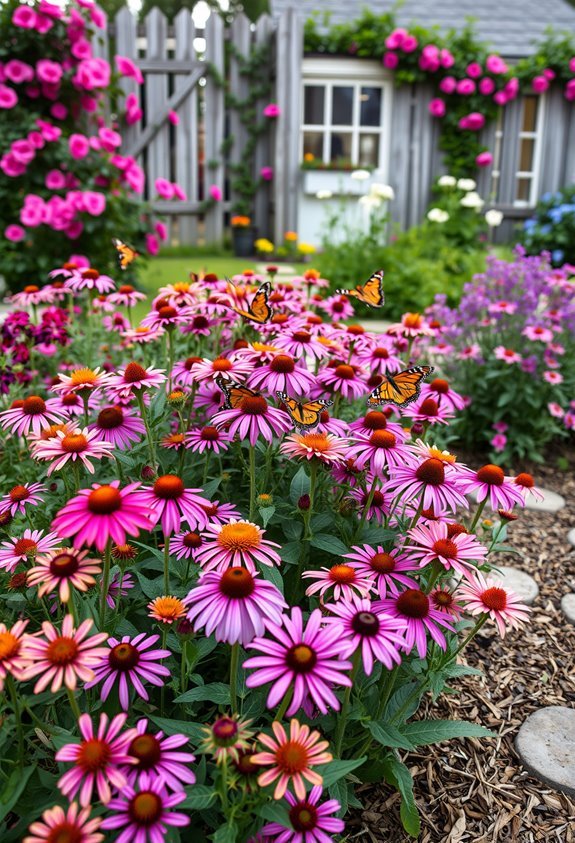 butterfly friendly nectar rich garden
