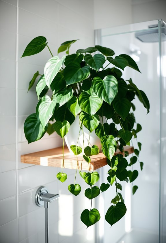 cascading vines for bathrooms