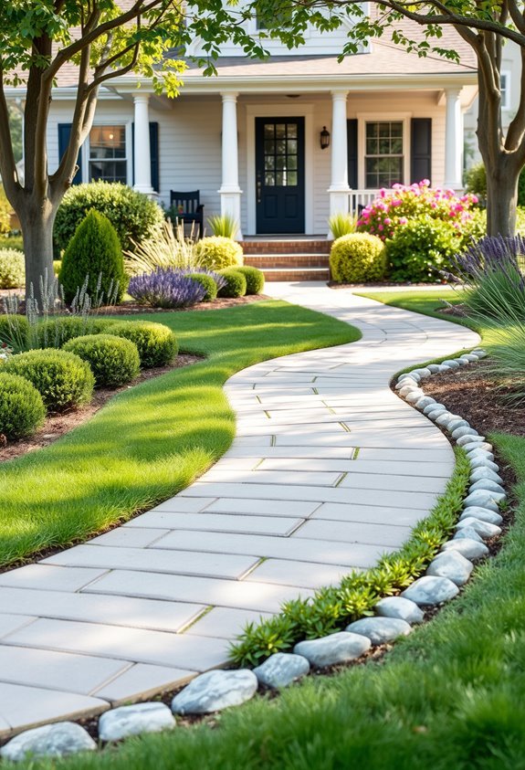 clear accessible garden pathways
