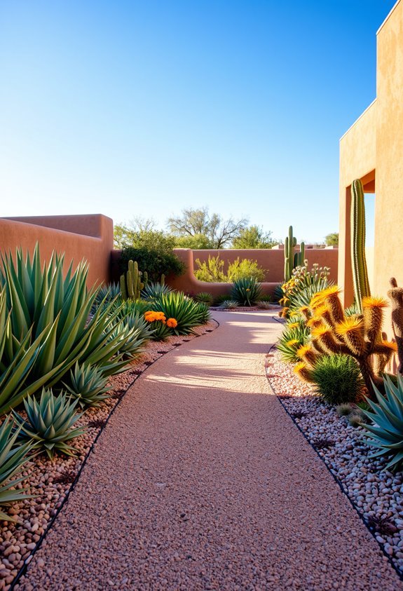 colorful drought resistant pathways