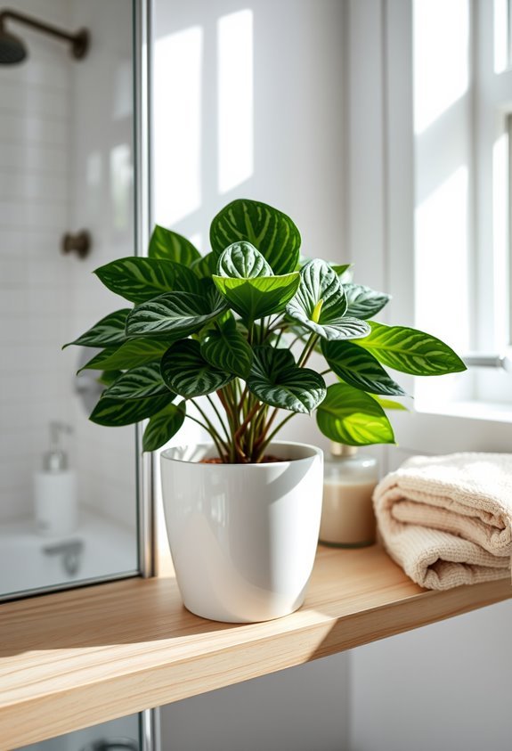 compact plants for bathrooms