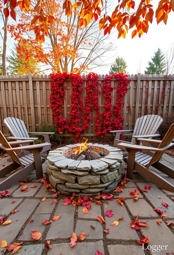 cozy autumn retreat ambiance
