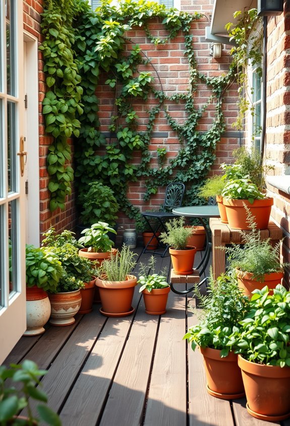 culinary container herb gardens