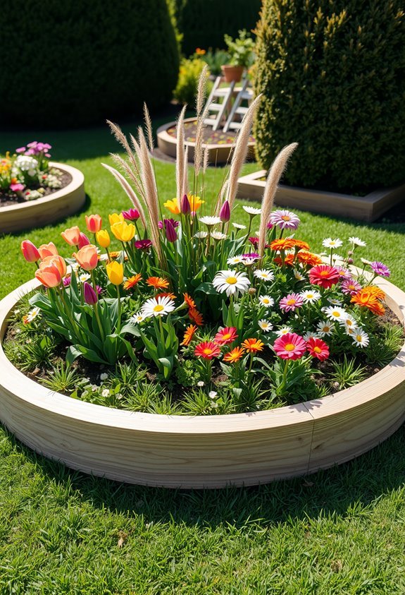 customizable wooden garden barriers