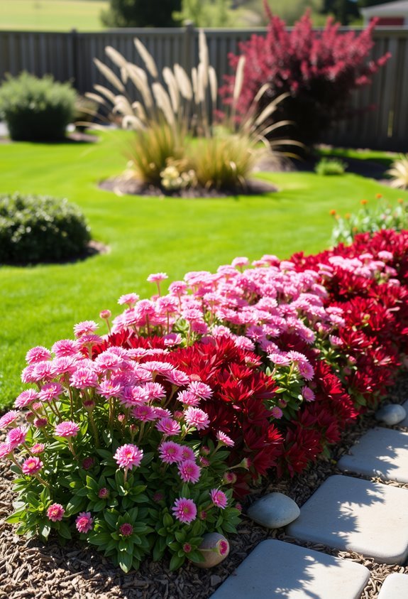 drought resistant colorful succulents
