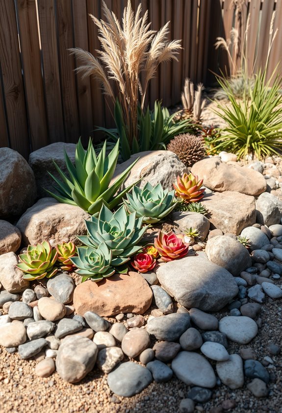 drought resistant succulent landscape design
