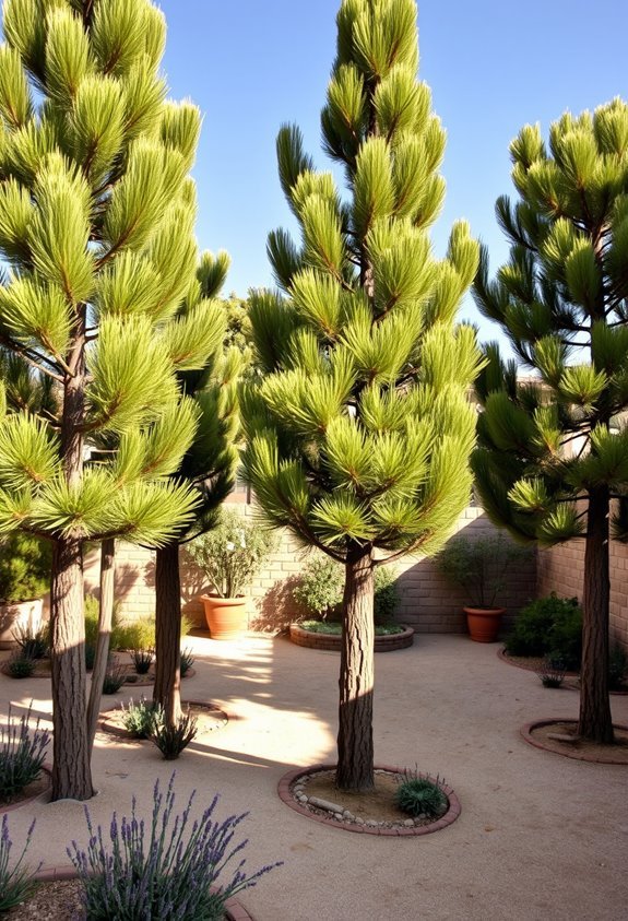 drought resistant vertical landscape accents