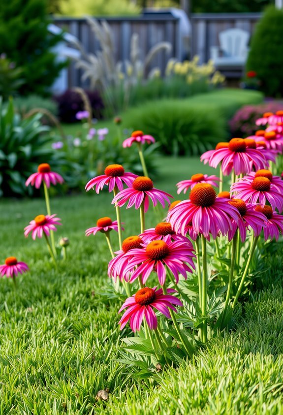 drought resistant vibrant coneflowers
