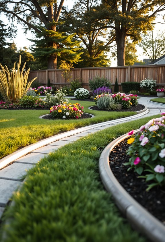 durable stylish garden edging