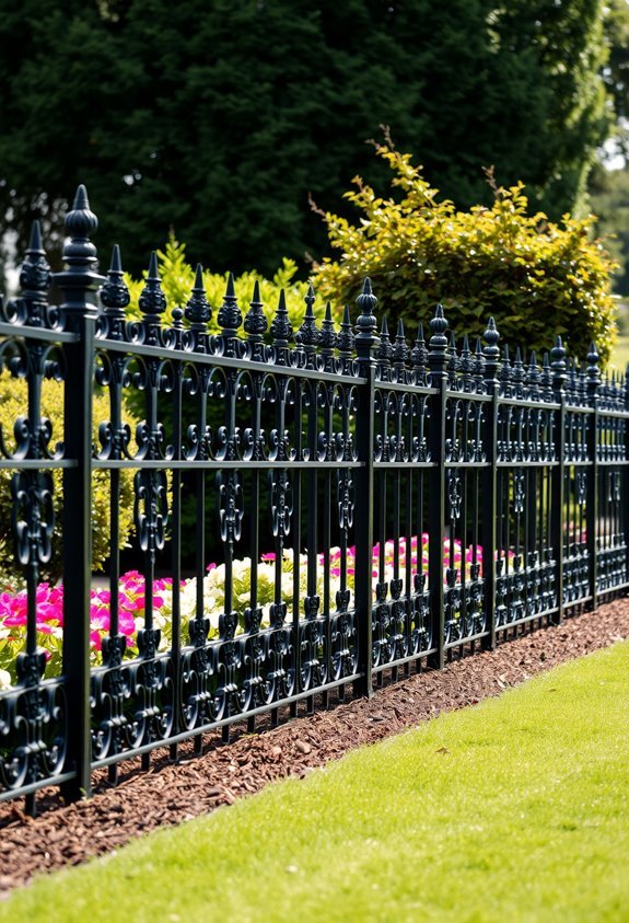 elegant durable garden fencing