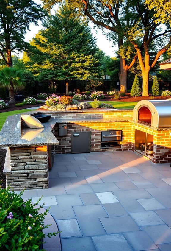 elegant durable outdoor kitchens