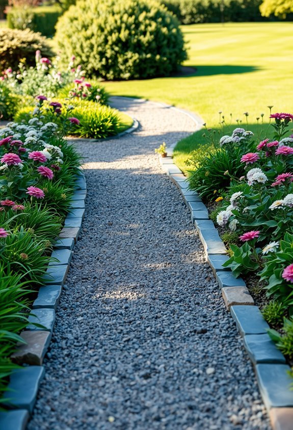 elegant durable slate edging