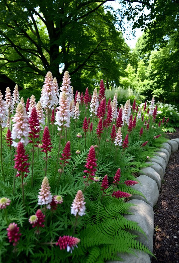 elegant feathery plumes thrive