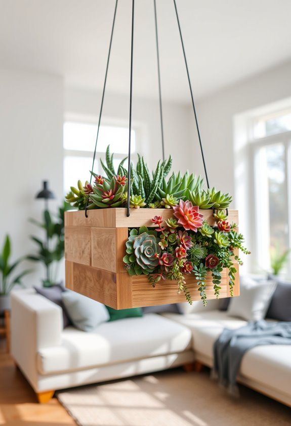 elegant floating garden display