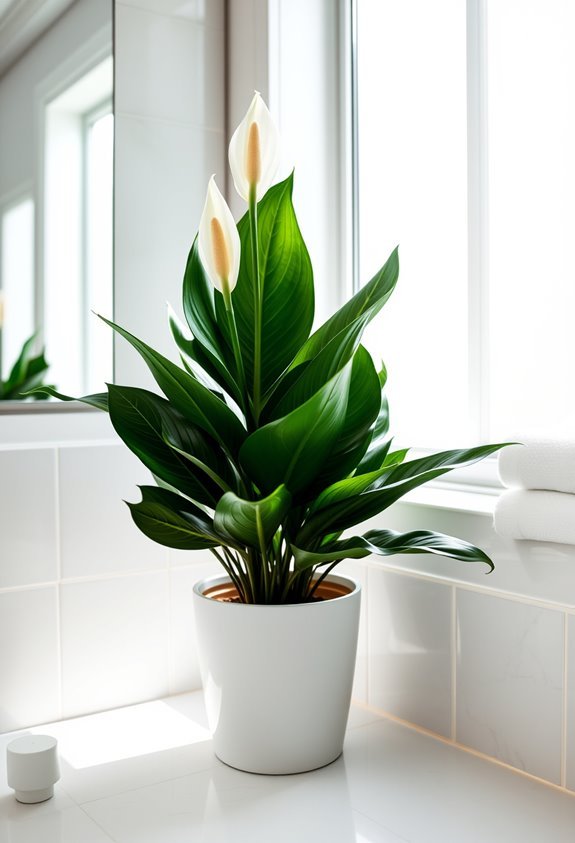 elegant white blooms enhance