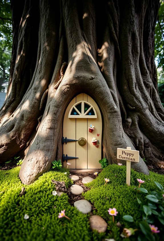 enchanting fairy door entrance