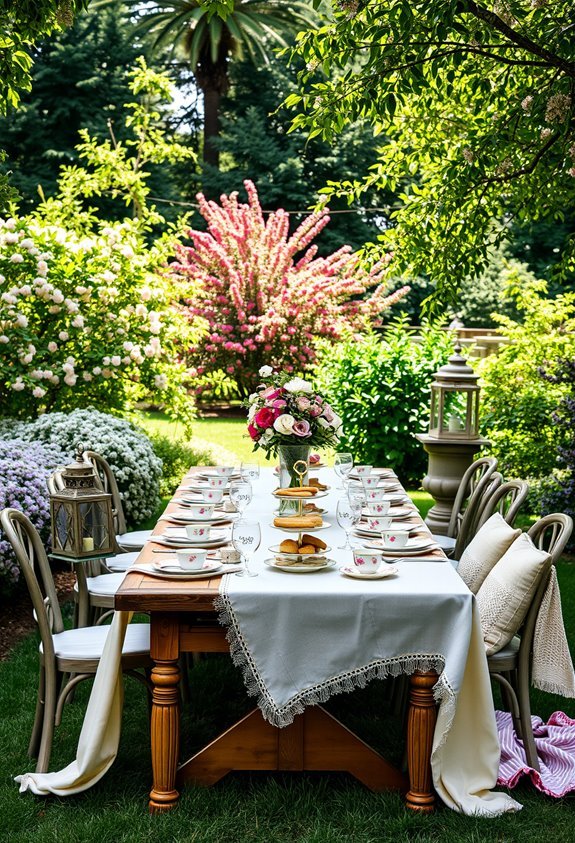 enchanting outdoor tea experience