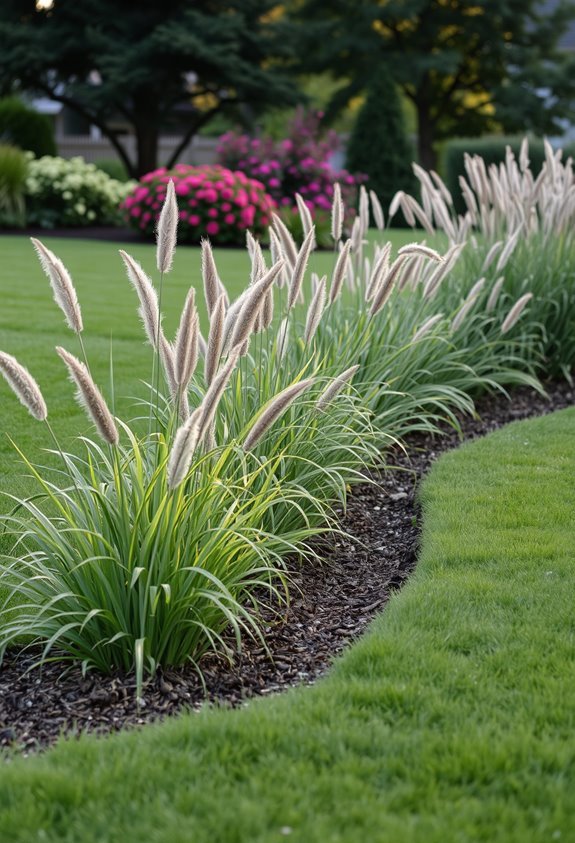 enhance ditches with grasses