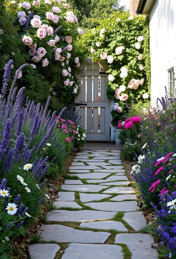 fragrant winding garden pathways