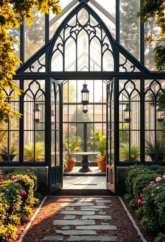 gothic glass sanctuary elegance