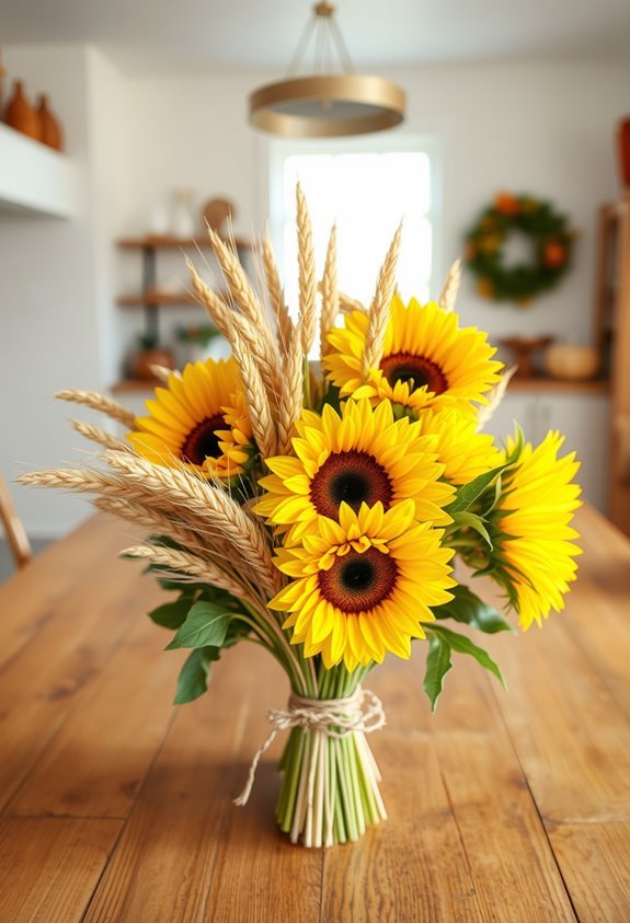 harvest inspired rustic bouquet