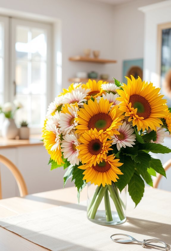 joyful autumn floral blend