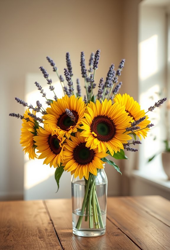 joyful tranquility floral arrangement