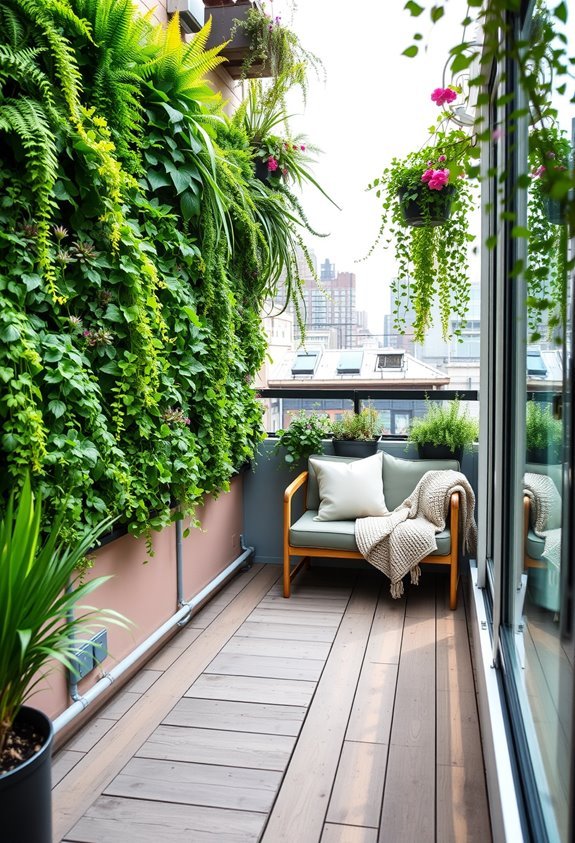 living plant privacy walls