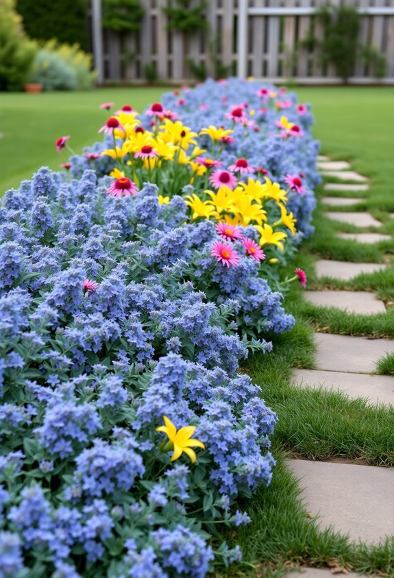 low maintenance pollinator friendly borders