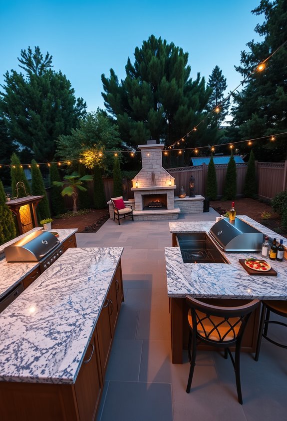 luxury outdoor cooking experience