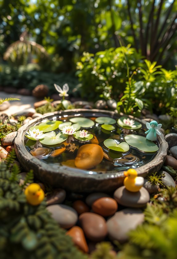 magical miniature fairy pond
