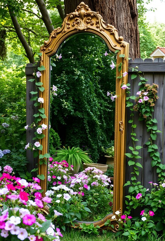 magical mirror garden reflections