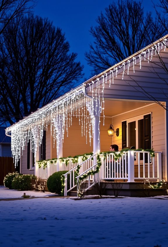 magical winter light curtains