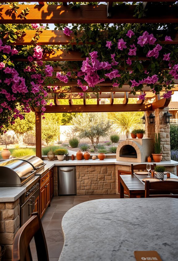 mediterranean outdoor kitchen design