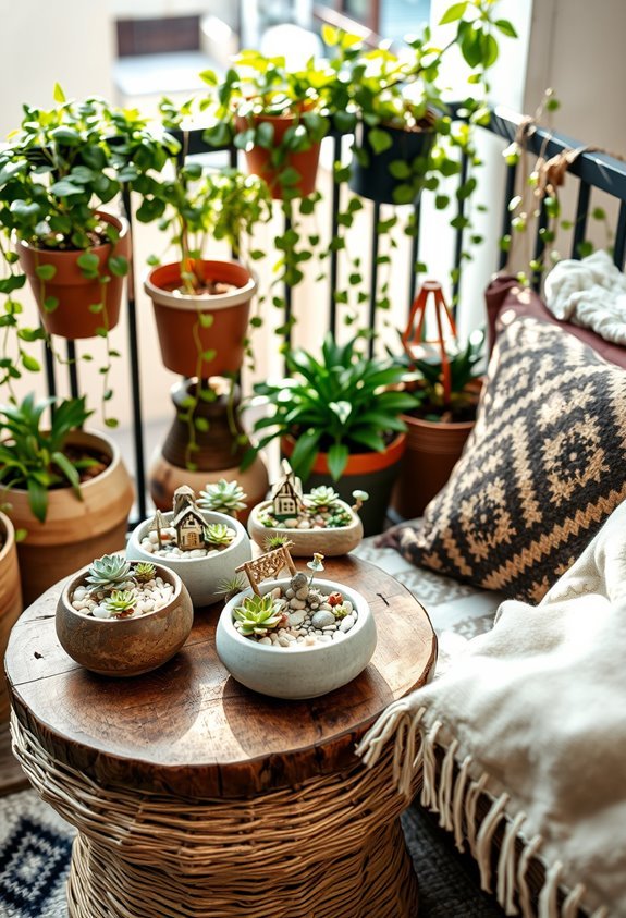 miniature container fairy gardens