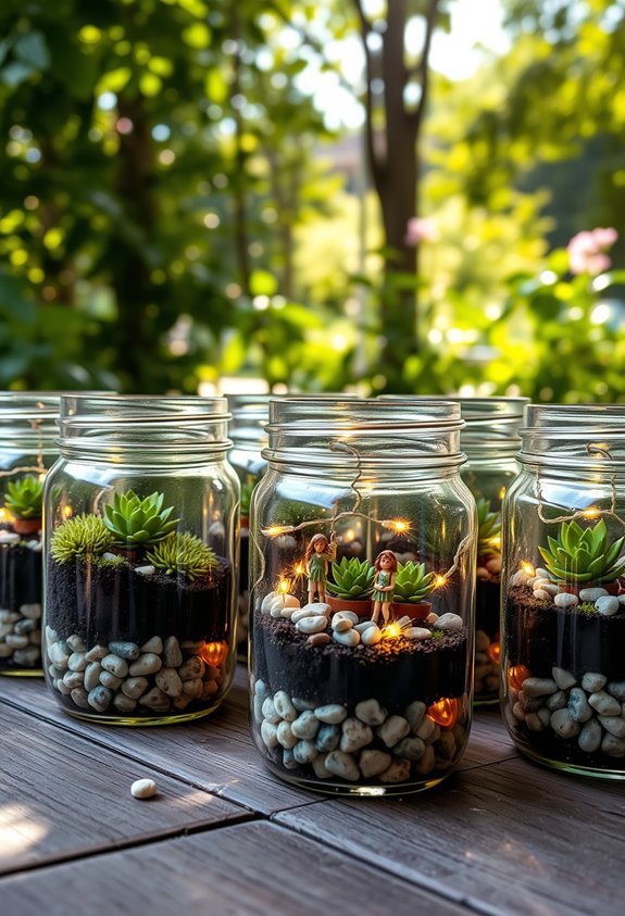 miniature fairy garden creation