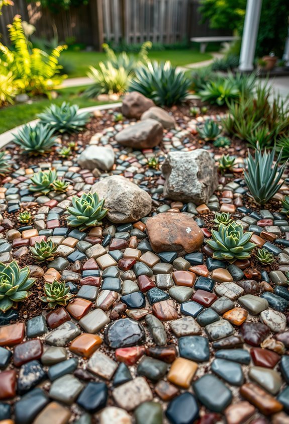 mosaic garden art design