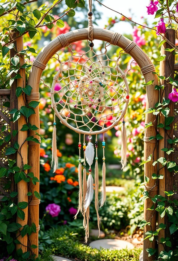 mystical bohemian garden entrance