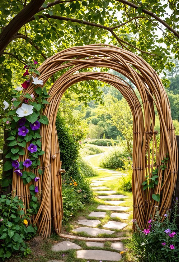 natural elegance garden entrance