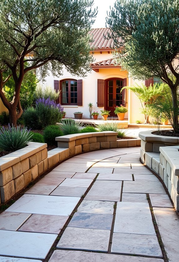 natural stone outdoor design