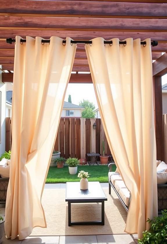 outdoor curtains for privacy