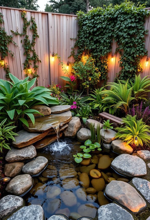 peaceful corner water retreat